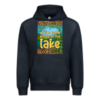 Navy what happens at the lake stays at the lake air freshener Urban Hoodie - HRA Design Shop