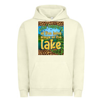 Pigment Pistachio what happens at the lake stays at the lake air freshener Urban Hoodie - HRA Design Shop