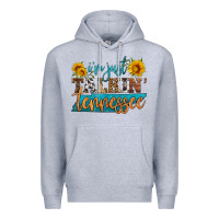 Heather Grey i'm just talking tennessee Premium Hoodie - HRA Design Shop