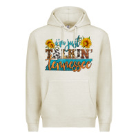 Oatmeal Heather i'm just talking tennessee Premium Hoodie - HRA Design Shop