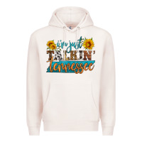 Pale Pink i'm just talking tennessee Premium Hoodie - HRA Design Shop