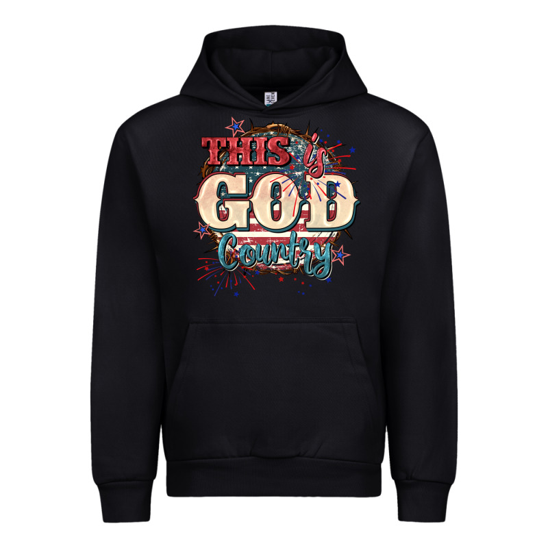 This Is God Country 4th Of July Urban Hoodie by CowGirlArtShop | Teevron