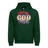 Forest Green This is god country 4th of july Urban Hoodie - CowGirlArtShop