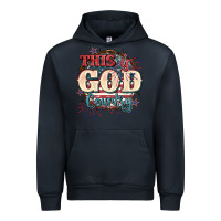 Navy This is god country 4th of july Urban Hoodie - CowGirlArtShop