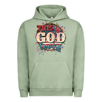 Pigment Oil Green This is god country 4th of july Urban Hoodie - CowGirlArtShop