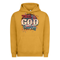 Pigment Peanut Butter This is god country 4th of july Urban Hoodie - CowGirlArtShop