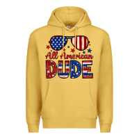 Antique Gold All American dude Premium Hoodie - Neo Western