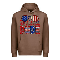 Chestnut All American dude Premium Hoodie - Neo Western