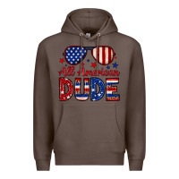 Coffee All American dude Premium Hoodie - Neo Western