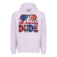 Lilac All American dude Premium Hoodie - Neo Western
