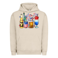 Pigment French Oak 4th of July American drinks Urban Hoodie - Neo Western