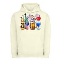 Pigment Pistachio 4th of July American drinks Urban Hoodie - Neo Western