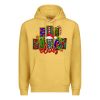 Antique Gold Christmas big daddy claus Premium Hoodie - FaDigitalArtStudio