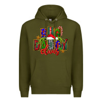 Army Green Christmas big daddy claus Premium Hoodie - FaDigitalArtStudio