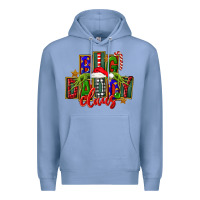 Colony Blue Christmas big daddy claus Premium Hoodie - FaDigitalArtStudio