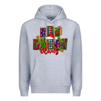 Heather Grey Christmas big daddy claus Premium Hoodie - FaDigitalArtStudio