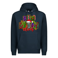 Navy Christmas big daddy claus Premium Hoodie - FaDigitalArtStudio