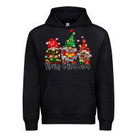 Black merry christmas gnomes Urban Hoodie - CowhideDigitalArt