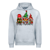 Heather Grey merry christmas gnomes Urban Hoodie - CowhideDigitalArt
