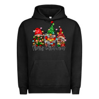 Pigment Black merry christmas gnomes Urban Hoodie - CowhideDigitalArt