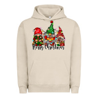 Pigment French Oak merry christmas gnomes Urban Hoodie - CowhideDigitalArt