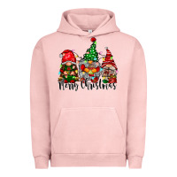 Pigment Salmon merry christmas gnomes Urban Hoodie - CowhideDigitalArt