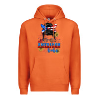 Carrot All American Babe 4th of July Premium Hoodie - CowGirlArtShop