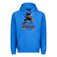 True Royal All American Babe 4th of July Premium Hoodie - CowGirlArtShop