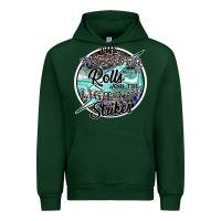 Forest Green the thunder rolls and the lightnin strikes Urban Hoodie - SublimationCraftShop