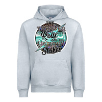 Heather Grey the thunder rolls and the lightnin strikes Urban Hoodie - SublimationCraftShop