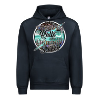 Navy the thunder rolls and the lightnin strikes Urban Hoodie - SublimationCraftShop