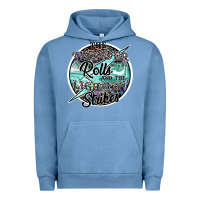 Pigment Pebble Blue the thunder rolls and the lightnin strikes Urban Hoodie - SublimationCraftShop