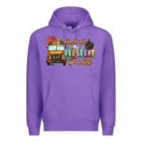 Purple Student Delivery Specialist Premium Hoodie - CowhideDigitalArt