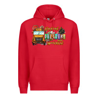 Red Student Delivery Specialist Premium Hoodie - CowhideDigitalArt