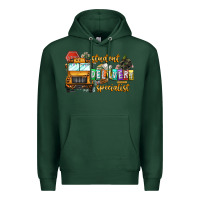 Sports Green Student Delivery Specialist Premium Hoodie - CowhideDigitalArt