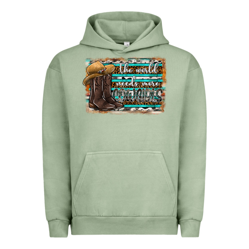 The World Needs More Cowgirls Urban Hoodie by SublimationCraftShop | Teevron