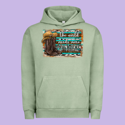 The World Needs More Cowgirls Urban Hoodie Designed By Sublimationcraftshop