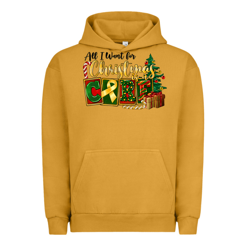 All I Want For Christmas Is Cure Childhood Cancer Urban Hoodie by FaDigitalArtStudio | Teevron