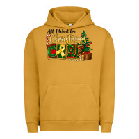 Pigment Peanut Butter all i want for christmas is cure childhood cancer Urban Hoodie - FaDigitalArtStudio