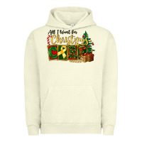 Pigment Pistachio all i want for christmas is cure childhood cancer Urban Hoodie - FaDigitalArtStudio