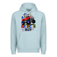 Blue Mist All American Boy 4th july Premium Hoodie - CowGirlArtShop