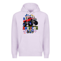 Lilac All American Boy 4th july Premium Hoodie - CowGirlArtShop
