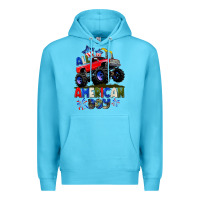 Ocean Blue All American Boy 4th july Premium Hoodie - CowGirlArtShop