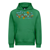 Emerald made to worship with sunflowers Urban Hoodie - HRA Design Shop
