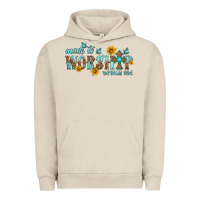 Pigment French Oak made to worship with sunflowers Urban Hoodie - HRA Design Shop