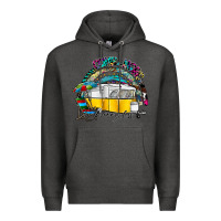 Charcoal Heather camp more worry less Premium Hoodie - SublimationCraftShop