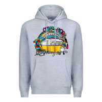 Heather Grey camp more worry less Premium Hoodie - SublimationCraftShop