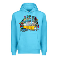 Ocean Blue camp more worry less Premium Hoodie - SublimationCraftShop