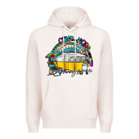 Pale Pink camp more worry less Premium Hoodie - SublimationCraftShop