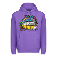 Purple camp more worry less Premium Hoodie - SublimationCraftShop